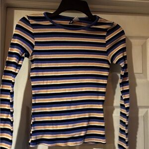 Striped Long Sleeve Top